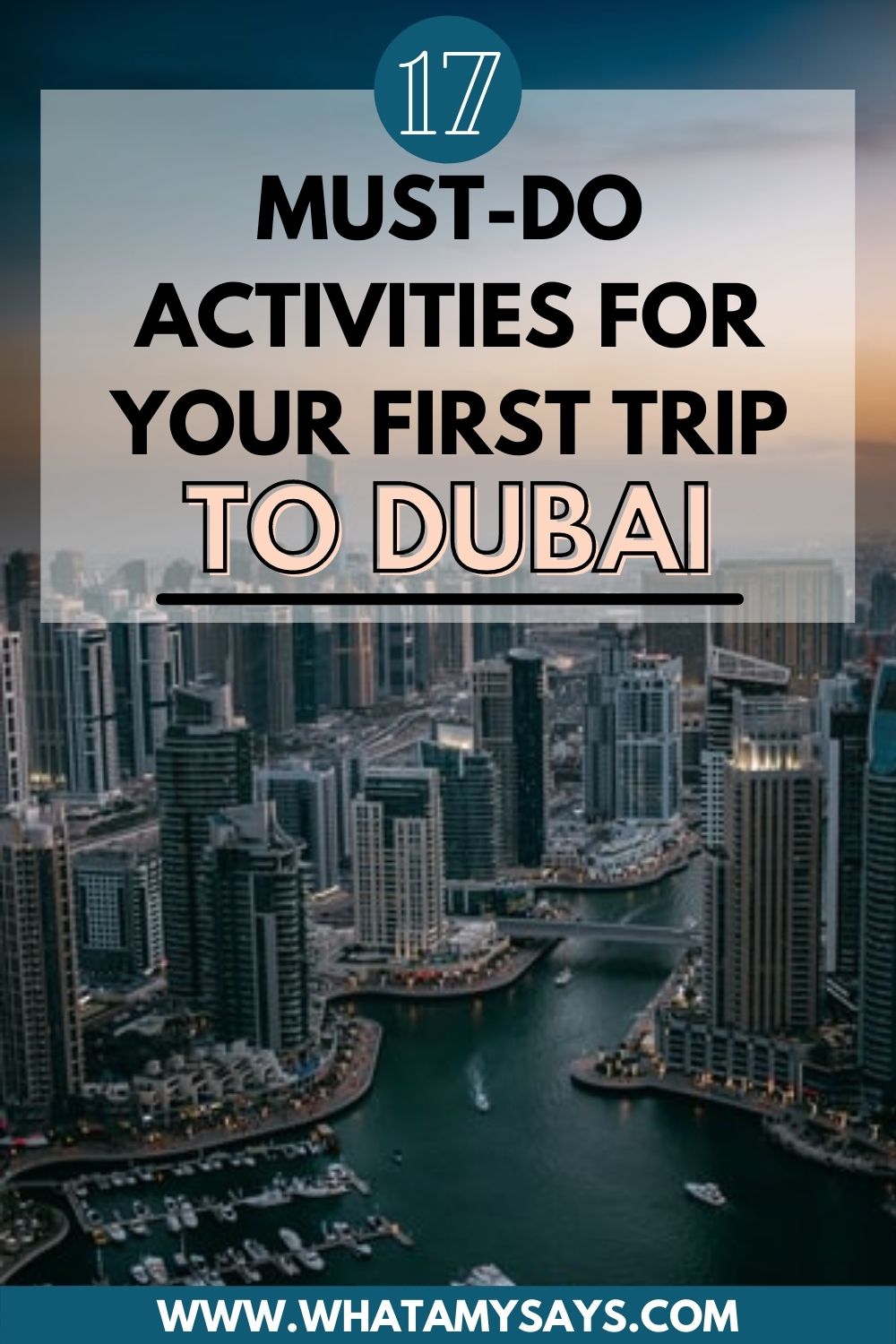 Things to do in Dubai PIN