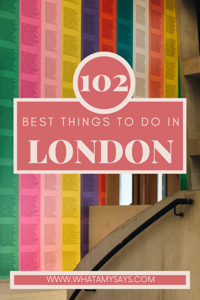 Best things to do in London