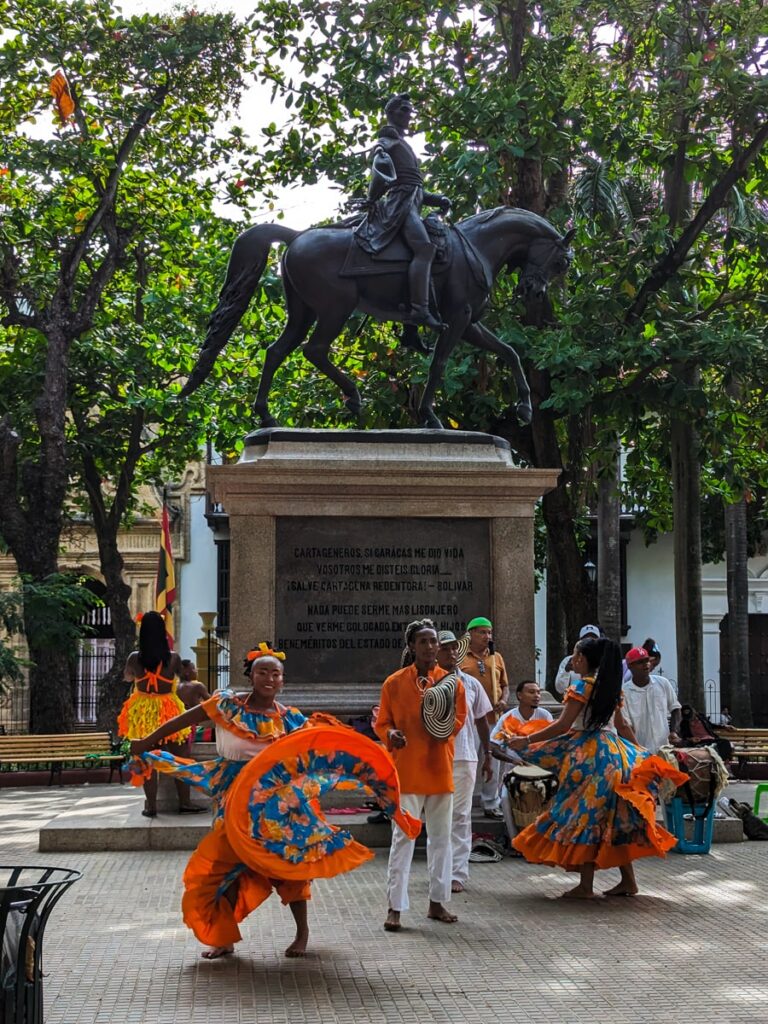 Dancers in Cartagena